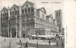 ITALIE - Ferrara - La Cattedrale - Animé - Carte Postale Ancienne - Ferrara