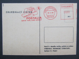 BRIEF Postalia Vorführstempel 1969 Frankotype Postfreistempel  // P2698 - Cartas & Documentos