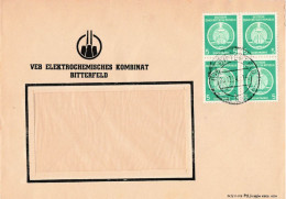 DDR Brief ZKD Dienst MEF VEB Elektrochemisches Kombinat Bitterfeld 1954 - Covers & Documents