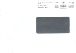 FRANCE - 2023 - POSTAL FRANKING MACHINE COVER TO DUBAI. - Covers & Documents