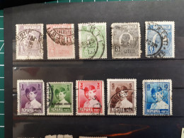 Timbres Roumanie :  1920 - 1929, 1c, 2c, 3c, 5c, 6c, 10c  & - Gebruikt