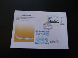 Entier Postal Stationery Plusbrief Boeing 747-8 Hannover Lufthansa 2013 - Privé Briefomslagen - Gebruikt