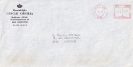 Enveloppe Oblitéré   CERCLE ROYAL COECILIA   Ostende 1980 - Lettres & Documents