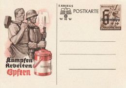 Deutsche Reich Postkarte Postfresch Ungelaufene Adolf Hitler - Collections & Lots