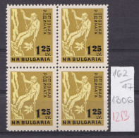 47K162 / 1306 Bulgaria 1961 Michel Nr. 1253 - Tourist Issue - SPORT Climbing Klettern Escalade - Escalade