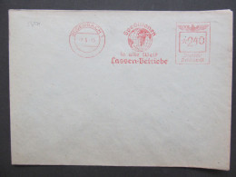 BRIEF Bodenbach Děčín 7.5.1945 ! Frankotyp Frankotype Postfreistempel Sudetenland // P2691 - Région Des Sudètes