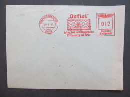 BRIEF Horní Jiřetín Obergeorgenthal  4.5.1945 ! Frankotyp  Frankotype Postfreistempel Sudetenland // P2689 - Sudetes