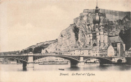 BELGIQUE - Dinant - Le Pont Et L'église - Carte Postale Ancienne - Dinant