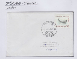 Greenland Station Paamiut 3 Covers  (GB158) - Wetenschappelijke Stations & Arctic Drifting Stations