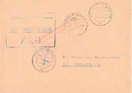 DDR ZKD Brief VEB Chemiefaserwerk Schwarza Wilhelm Pieck Rudolstadt Schwarza 1968 - Zentraler Kurierdienst