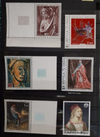 Timbres France: 1970 - 1979 YT N° 1653, 1672, 1673, 1766, 1813, 2090  NEUF ** & - Unused Stamps