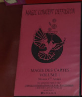 RARE CASSETTE VIDEO VHS  PRESTIDIGITATION MAGIE DES CARTES JEAN PIERRE VALLARINO VOLUME 1 1995 60 MINUTES - Documentales