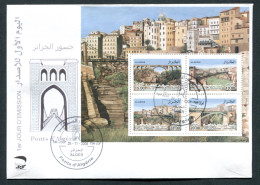 RC 27067 ALGERIE 2008 PONTS D'ALGERIE ALGER FDC 1er JOUR - TB - Algeria (1962-...)