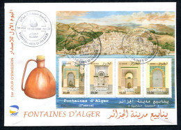 RC 27068 ALGERIE 2008 FONTAINES D'ALGER FDC 1er JOUR - TB - Algérie (1962-...)