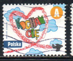 POLONIA POLAND POLSKA 2010 LOVE A USED USATO OBLITERE' - Gebraucht