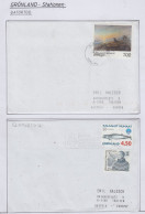 Greenland Station Qaqortoq 5 Covers (GB163) - Wetenschappelijke Stations & Arctic Drifting Stations