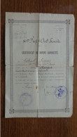 Militaria; Certificat De Bonne Conduite Du 86eme Régiment D'artillerie Lourde Fait Le 17 Mai 1920 - Documenti