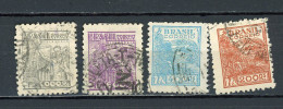 BRESIL - DIVERS - N° Yvert 390+388+386+384 Obli. - Used Stamps