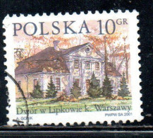 POLONIA POLAND POLSKA 2001 COUNTRY ESTATES LIPKOW 10g USED USATO OBLITERE' - Usados