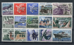 !!! SERIE SURCHARGE TYPO ALGERIE FRANCAISE NEUVE **, TIRAGE 2500 EX, VENDUE A LA POSTE D'ORAN - Neufs