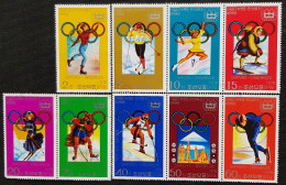 Corée Du Nord 1978 Winter Olympic Games  Stampworld N° 1691 à 1694 Série Complète - Korea (Nord-)