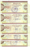 RUSSIE 250 ROUBLES 1988 Certificat Of Loan ( 5 Billets ) - Russia