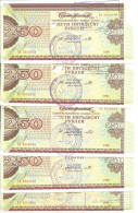 RUSSIE 250 ROUBLES 1988 Certificat Of Loan ( 5 Billets ) - Russia