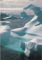 Greenland Station Qaqortoq Postcard Iceberg In South Greenland (GB165A) - Estaciones Científicas Y Estaciones Del Ártico A La Deriva