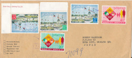 Philippines Registered Cover Sent To Japan 1-2-1973 With More Topic Stamps - Philippines