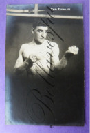 Boksen Bokser Boxeur Boxing Boxer Tom FOWLER     Fotokaart Photo HALLEUX Berchem  Ca 1920-1930 Studio Opname - Boxsport