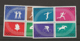 1960 MNH  Poland, Mi 1166-73A Postfris** - Unused Stamps