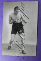 Boksen Bokser Boxeur Boxing Boxer Clublogo C.J. Op  G.J  Boxshort    Fotokaart Photo HALLEUX Berchem  Ca 1920-1930 - Boxe
