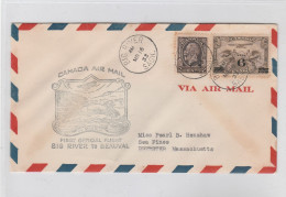 Canada - 1933 - Cover Sent By First Big River - Beauval - Primi Voli