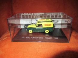 DIE CAST 1:43 - FIAT 500C FURGONCINO - RIELLO - 1959 - NUOVO IN TECA RIGIDA - Otros & Sin Clasificación