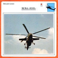 Fiche Aviation Mil Mi 6 HOOK   / Hélicoptère Terrestre  Japon  Avions - Vliegtuigen