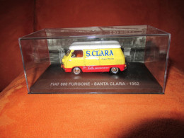 DIE CAST 1:43 - FIAT 600 FURGONE - SANTA CLARA - 1962 - NUOVO IN TECA RIGIDA - Autres & Non Classés