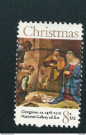 N° 942 Christmas, Giorgione, National Gallery Of Art Noël, "Adoration Des Bergers" Timbre Etats-Unis (1971) Oblitéré USA - Used Stamps