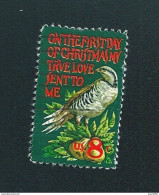 N° 943 Tibre Stamp Christmas, "On The First Day Of Christmas My True Love Sent To Me" Etats-Unis (1971) Oblitéré USA - Oblitérés