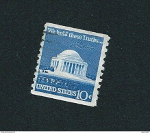 N° 1008 A Mémorial De Jefferson USA - "We Hold These Truth...", Jefferson 10c.,  Timbre Etats-Unis (1973) Oblitéré USA - Used Stamps