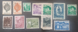 LIENCHTENSTEIN STOCK LOT MIX OBLITERE FRAGMANT  -------GIULY - Lotti/Collezioni