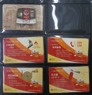 China Shanghai Metro One-way Card/one-way Ticket/subway Card,Fire Safety，5 Pcs - Mondo