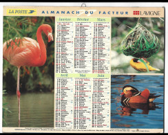 Almanach  Calendrier  P.T.T  - La Poste - 1997 - Animaux - Lavigne - Altri & Non Classificati