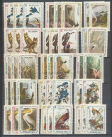 203a Haiti ** MNH Serie Oiseaux Birds Of Prey 1975 Dont Rapaces 41 Valeurs - Haiti