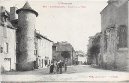 12 MONTBAZENS - Place De La Poste - Animée - Montbazens