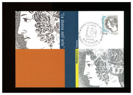 ITALIA - Cartolina FDC 2002 - TARQUINIA - FANCIULLA VELCA - Cartes-Maximum (CM)