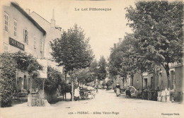 Figeac * Allées Victor Hugo * Café * Quincaillerie * Villageois - Figeac