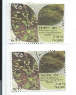 NEPAL - 2 Stamps Swertia - Nepal