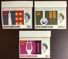 British Solomon Islands 1966 UNESCO MNH - Islas Salomón (...-1978)