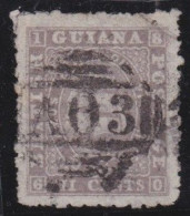 British  Guiana         .   SG    .    47  (2 Scans)  ,  Perf.  12   .    Thin Paper    .     O      .    Cancelled - Guayana Británica (...-1966)