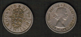 GREAT BRITAIN    1 SHILLING 1953 (KM # 890) #7677 - I. 1 Shilling